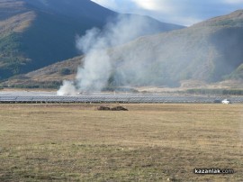 Нови ДВЕ коли пламнаха в движение днес следобед! (ВИДЕО обновена)