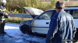 Нови ДВЕ коли пламнаха в движение днес следобед! (ВИДЕО обновена)