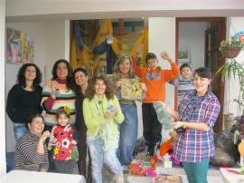 Коледни плъсти в Ателието