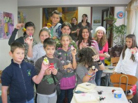 Коледни плъсти в Ателието