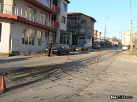 Пиян шофьор катастрофира в Източното преди малко