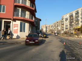 Пиян шофьор катастрофира в Източното преди малко