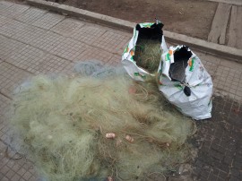 1,2 километра бракониерски мрежи конфискувани на язовира / Новини от Казанлък