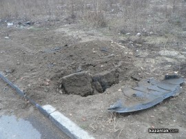 Пиян шофьор помете стълбове на уличното осветление в Казанлък