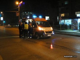 Инцидент с мотор събра на едно място линейка, пожарна и полицейски коли