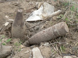 Откриха два артилерийски снаряда в Казанлък
