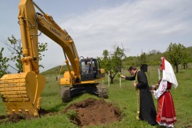 Първа копка на Претоварна станция  за общински отпадъци – Казанлък