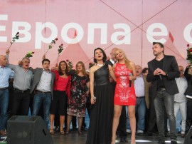 Дъга над Стара Загора предвеща победата в евровота на Коалиция за България