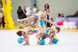 Казанлъшките гимнастички спечелиха медали при дебюта си в ансамбловите съчетания с уред / Новини от Казанлък