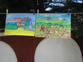 Наградени участници в Третия регионален пленер за детска рисунка