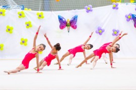 Казанлъшките гимнастички спечелиха медали при дебюта си в ансамбловите съчетания с уред