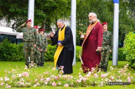 Празник на Казанлък - водосвет и церемония по издигане на знамето