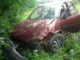 Жена и дете пострадаха при катастрофа