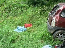 Жена и дете пострадаха при катастрофа