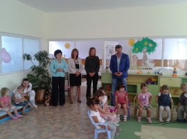 Още една ясленска група  бе открита днес в Дневна детска ясла № 4