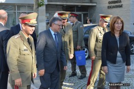 Министърът на отбраната Велизар Шаламанов бе в Казанлък/видео и снимки/