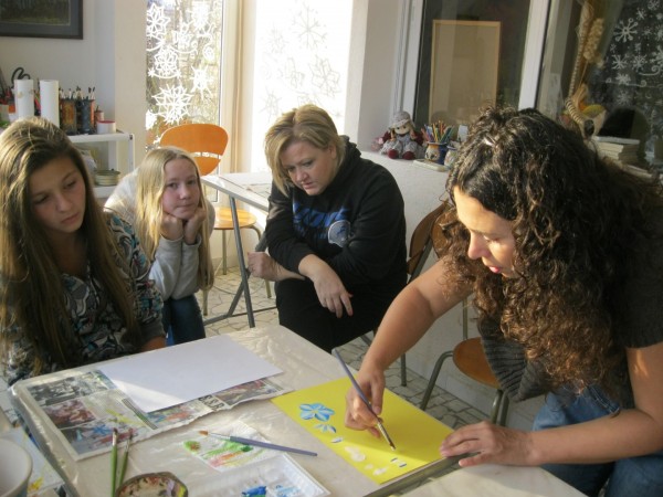 В Ателието представиха техника за рисуване „Прима“