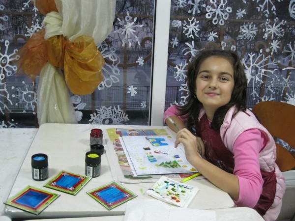  Рисунки върху стъкло в галерия Ателието