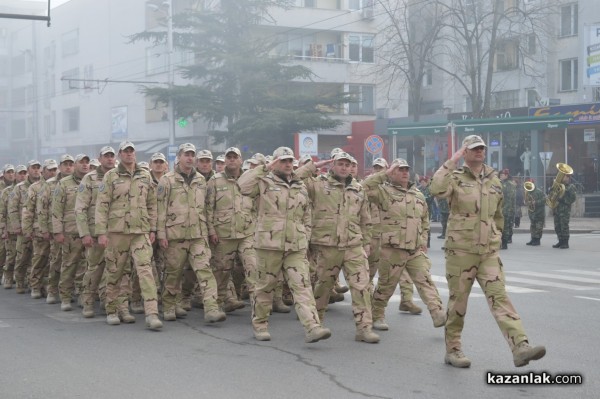 Посрещане на военните от Афганистан 