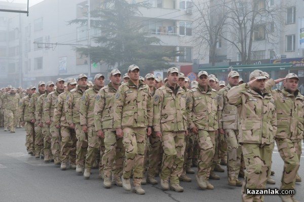 Посрещане на военните от Афганистан 