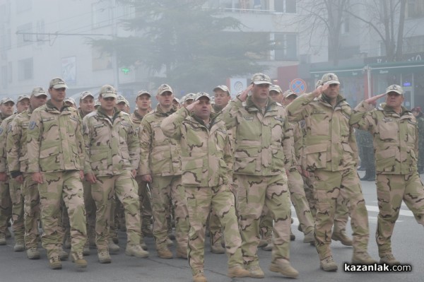 Посрещане на военните от Афганистан 