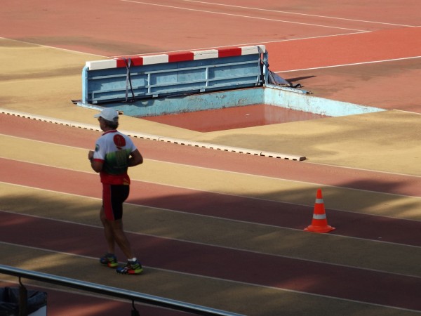 Ради Милев развя българския трикольор в Барселона