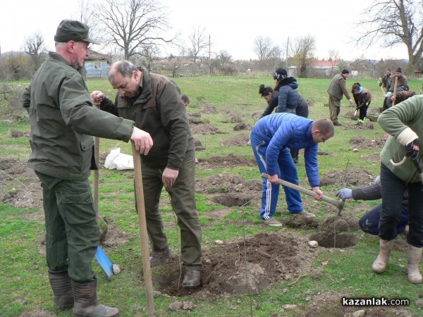 В седмицата на гората ВМРО засадиха 250 дървета в Горно Сахране
