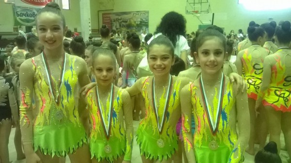 Нови медали за състезателките ни по художествена гимнастика