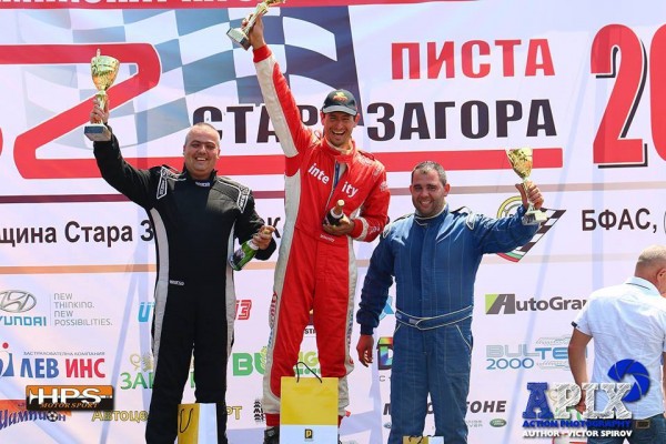 Стефан Панчугов с победа на автомобилното състезание „Писта Стара Загора“