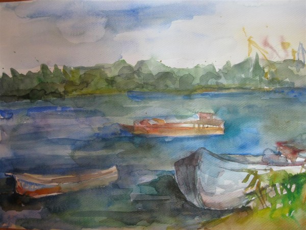 Арт линия се завърна от международен пленер на Дунава