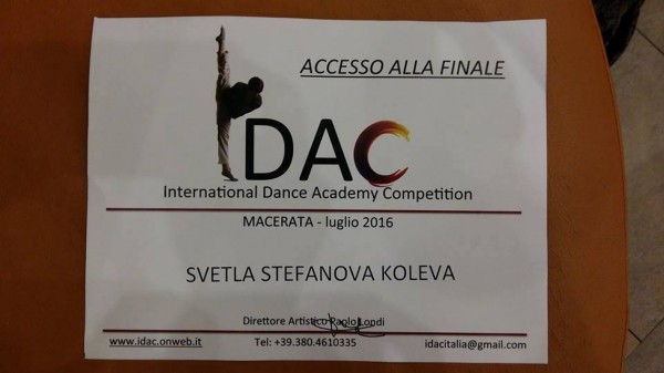 БТЦ „Грация” с успех на световната сцена