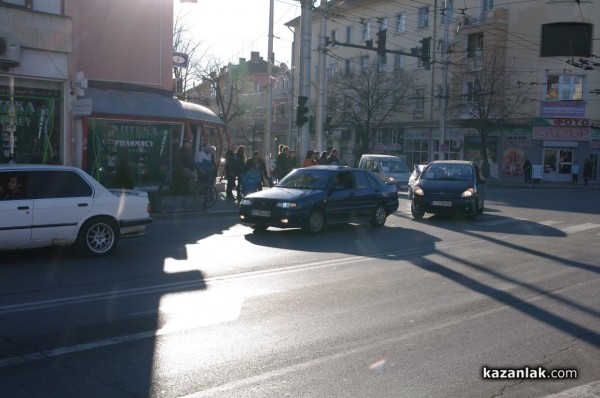 Протест срещу цените на винетките 20 декември 2015 Казанлък