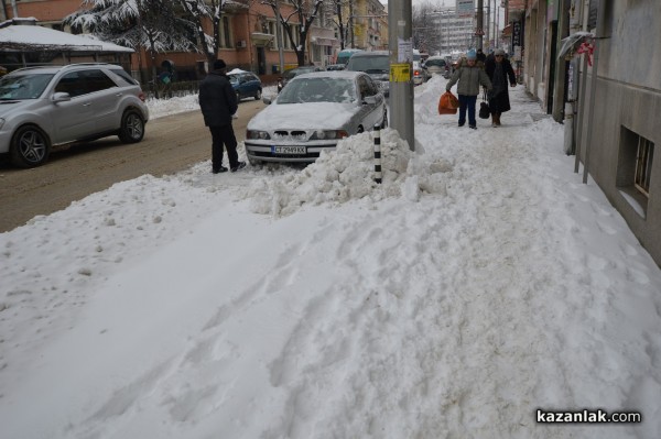До 1000 лв. глоба ако не почистим снега пред входовете си / Новини от Казанлък