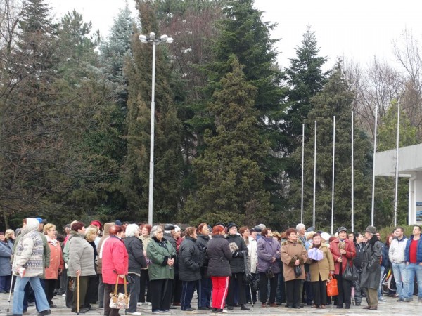 Павелбанци излязоха на протест