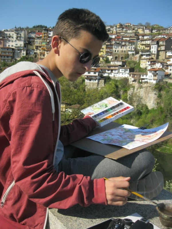 Пролетен пленер на школа“Арт линия“ във Велико Търново