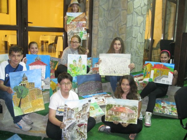 Пролетен пленер на школа“Арт линия“ във Велико Търново