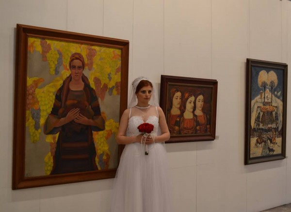 Сватбена фотосесия в Художествената галерия