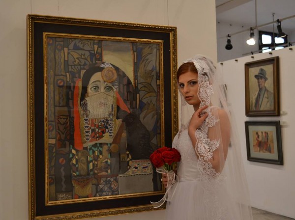 Сватбена фотосесия в Художествената галерия