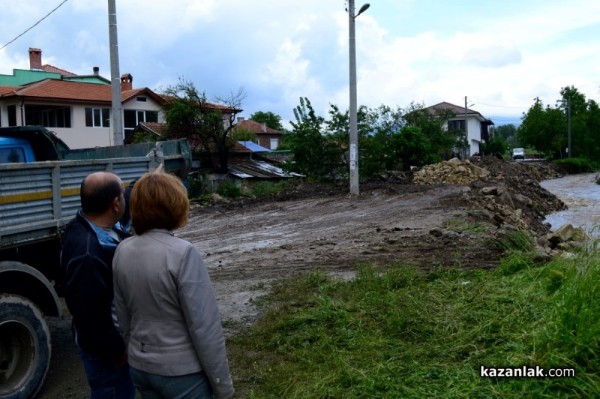 Възстановиха отнесената от реката част до Художествената гимназия