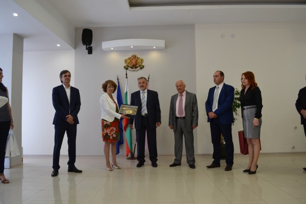 Кметът на Общината се срещна с делегации на побратимените градове