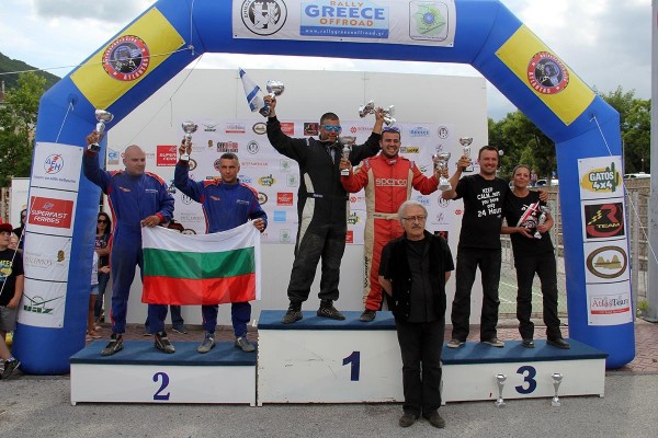 Дончо и Ива Цаневи сред най-добрите в офроуд състезание в Гърция