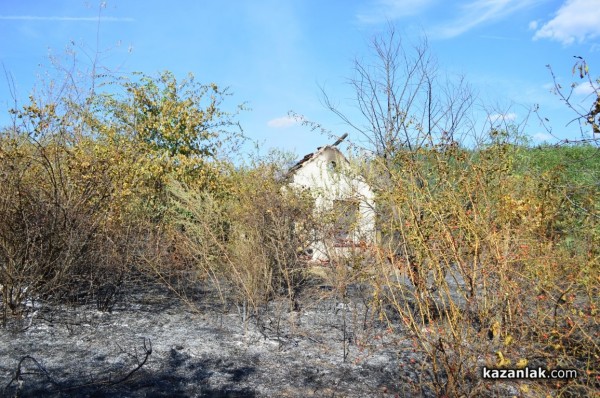 Изгоряха вили в лозята над Лукойл /видео и снимки/