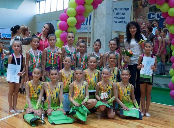 Казанлъшките гимнастички с медали от Държавното първенство