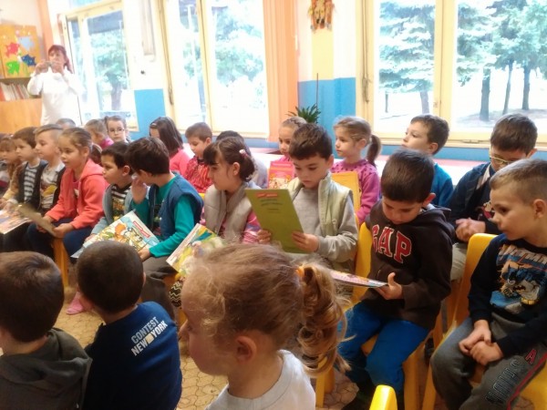 Детска градина „Роза“ участва в Националната седмица на четенето