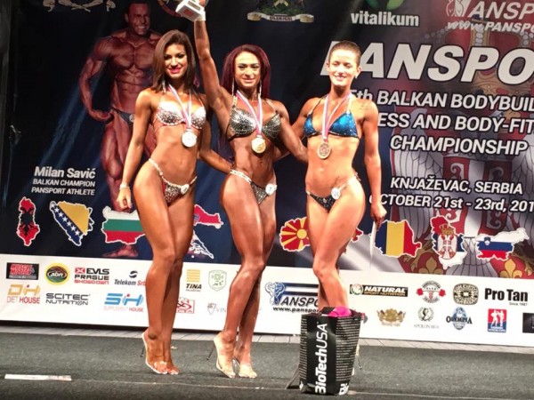 Културистите на казанлъшкия клуб спечелиха абсолютните титли на Балканското първенство