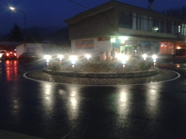 Град Крън вече има и кръгово кръстовище