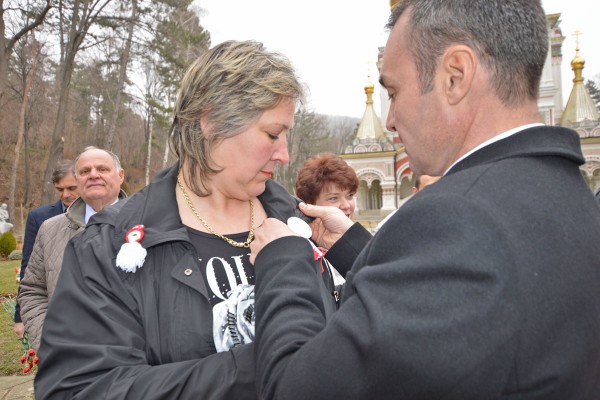 Борис Кърчев и Йоана Фильова посрещнаха колегите си от листата на ГЕРБ в Шипка