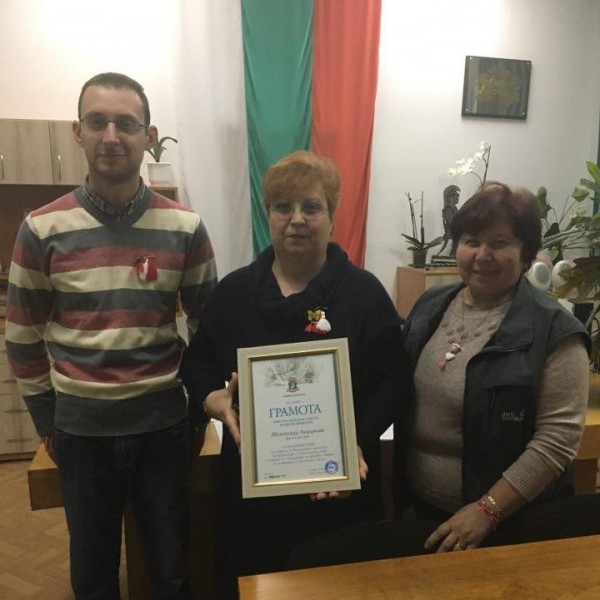 Кметът на Общината поздрави Кмета на Крън за „Кмет на месеца“