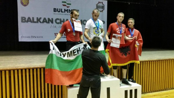 Гюлтен Котелов спечели шампионска титла на Балканското първенство по ММА