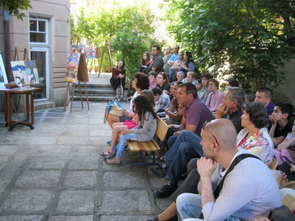 Малките художници почетоха Иван Милев с изложба